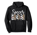 Soccer Mom Leopard Mom Soccer Player Hoodie - Streetwear Style Men Women