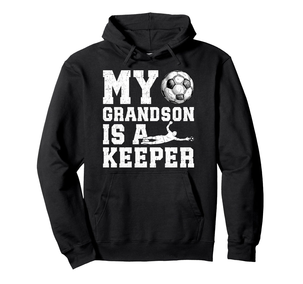 Proud Soccer Keeper Pops Soccer Goalie Hoodie - Novelty Apparel for Adults