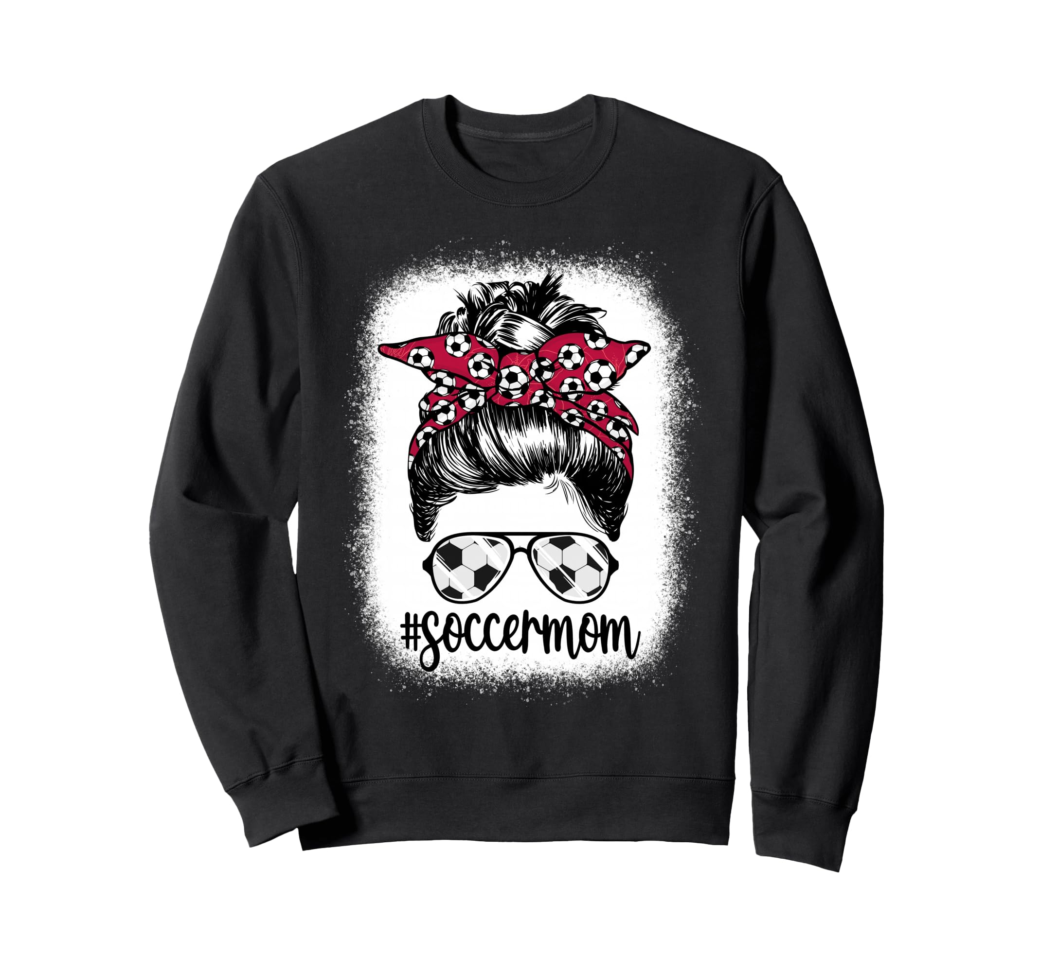 Mom Life Soccer Mom Mothers Day Sweatshirt - Graphic Print for Adults