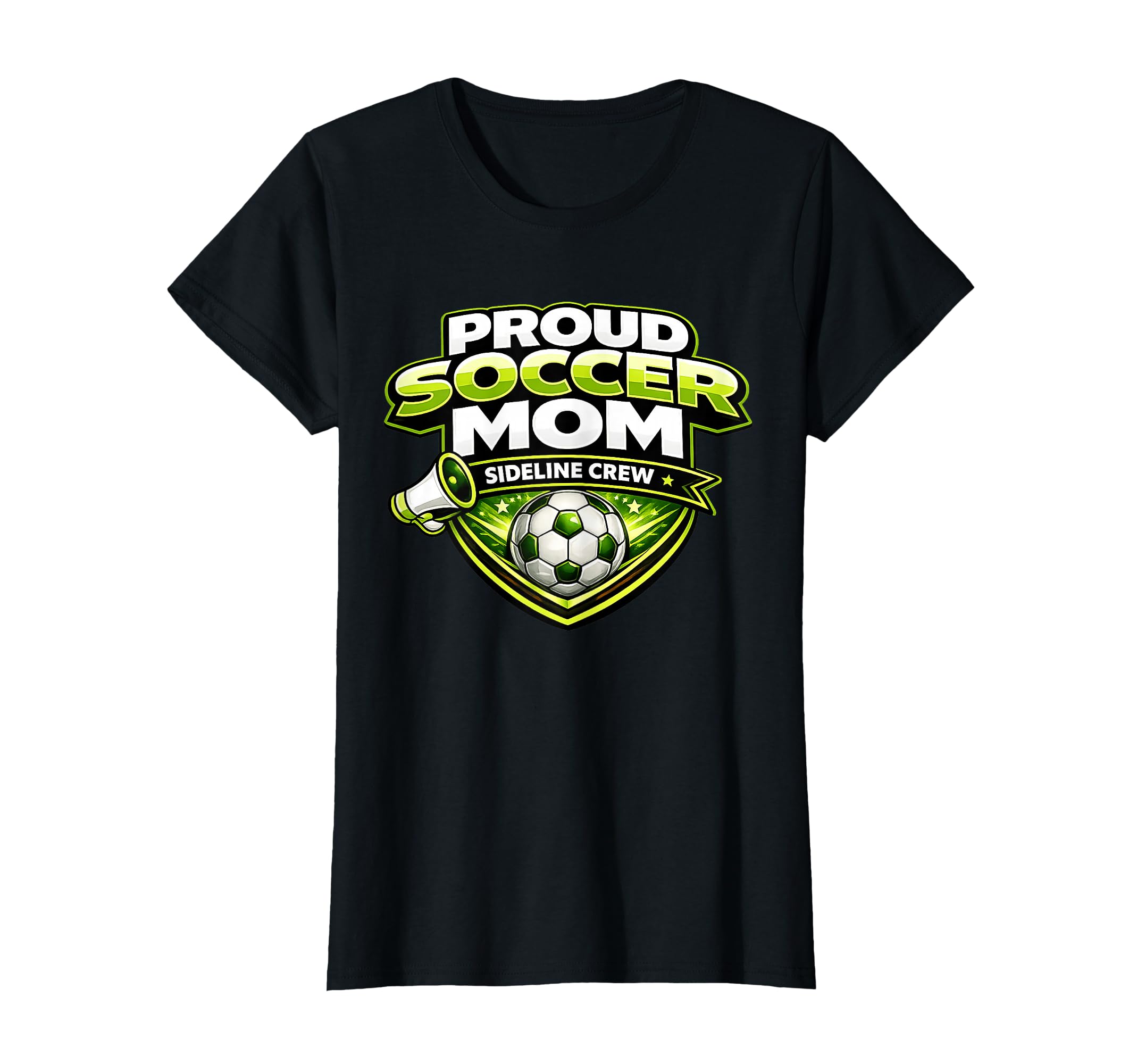 Soccer Mom Funny Sideline Crew Proud T-Shirt - Trendy Graphic Men Women
