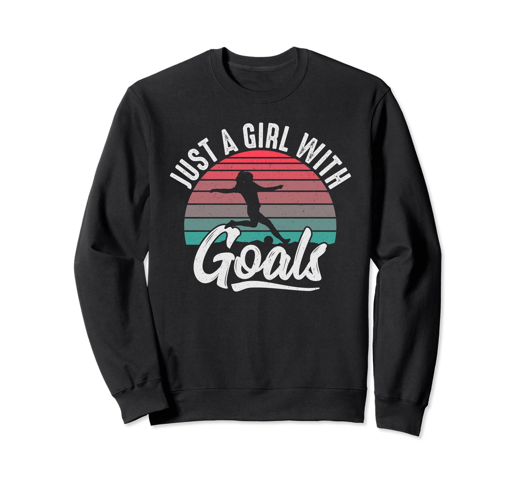 Soccer Just Goals Sweatshirt - Custom Art Print Men Women