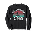 Soccer Just Goals Sweatshirt - Custom Art Print Men Women