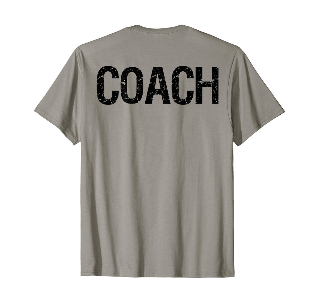 Coach Back Coaches Soccer Baseball T-Shirt - Novelty Apparel Unisex
