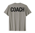Coach Back Coaches Soccer Baseball T-Shirt - Novelty Apparel Unisex