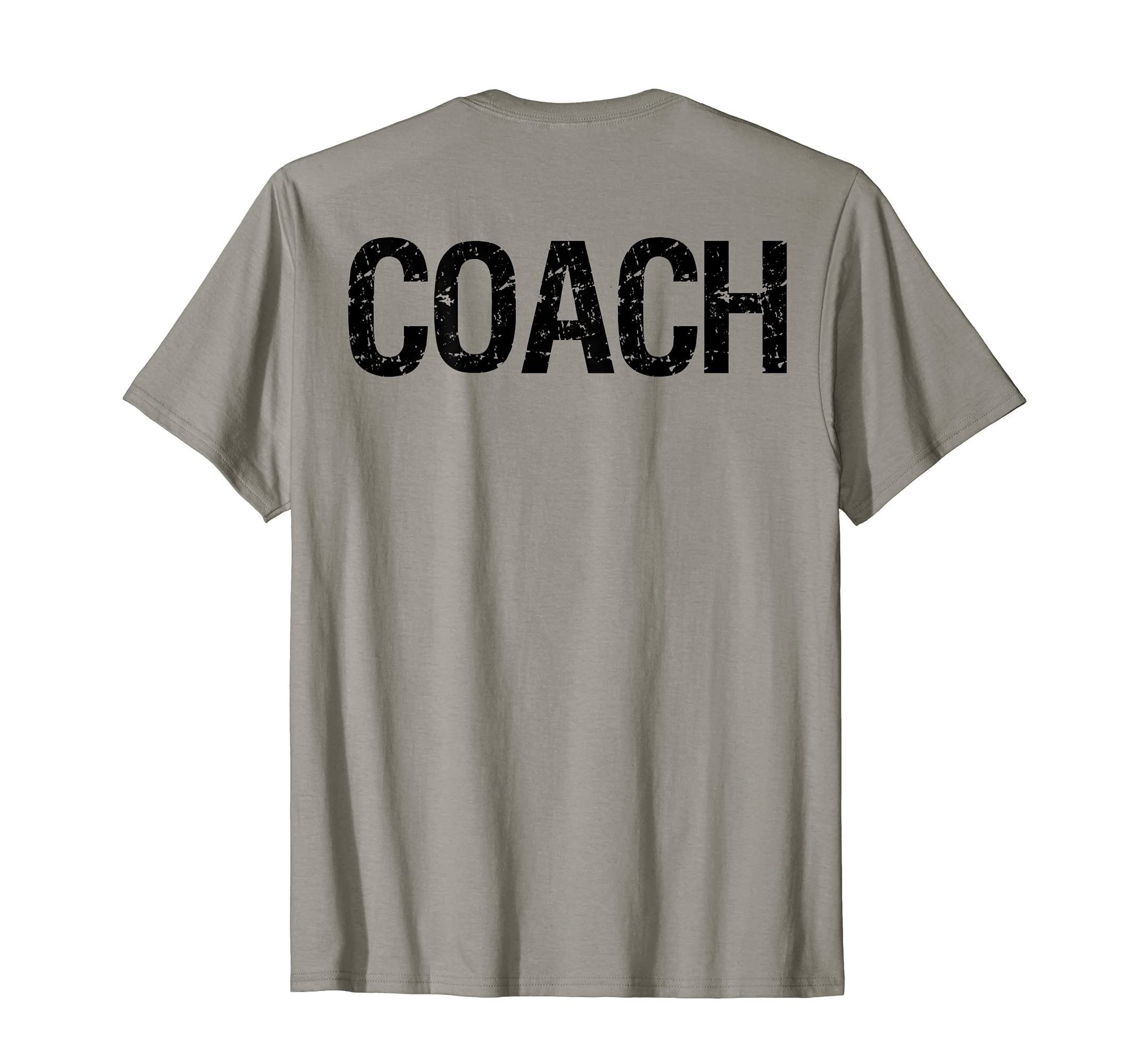 Coach Back Coaches Soccer Baseball T-Shirt - Novelty Apparel Unisex