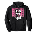 Birthday Soccer Coquette Bow Hoodie - Trendy Graphic Unisex