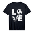 Love Soccer Player Soccer Lover T-Shirt - Casual Everyday Wear Unisex