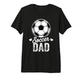 Funny Soccer Dad Mothers Day Tri Blend T-Shirt - Minimalist Print Men Women
