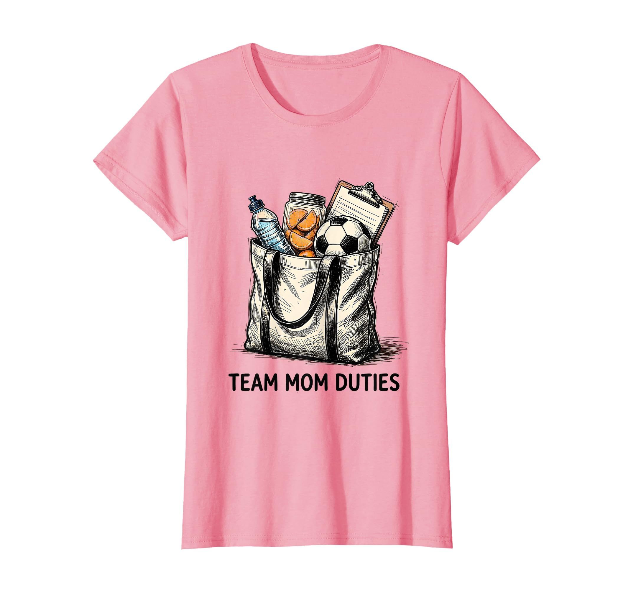 Soccer Mom Team Mom Duties T-Shirt - Streetwear Style Men Women