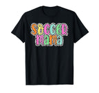 Soccer Mama Dalmatian Dots Sport Mothers T-Shirt - Novelty Apparel Unisex