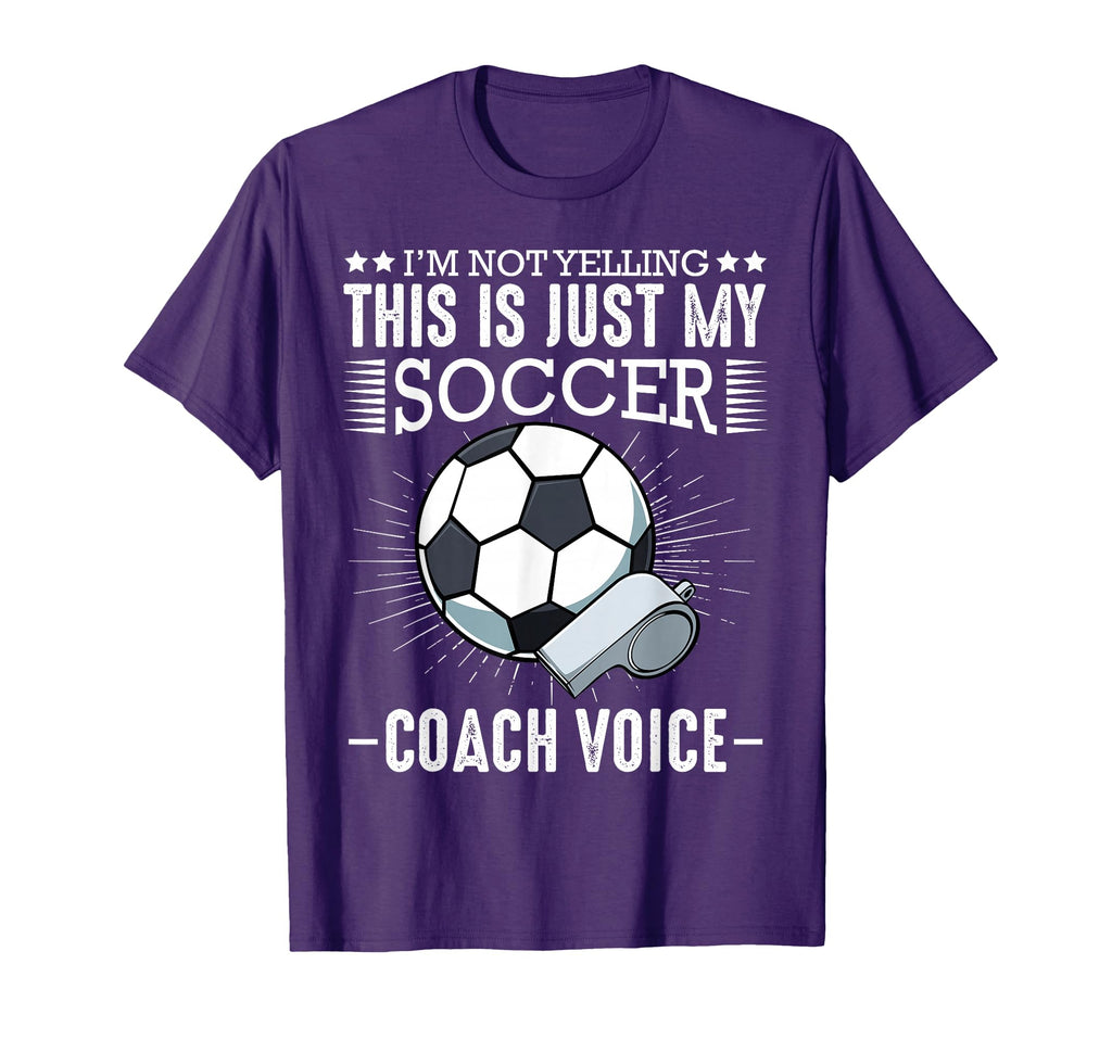 Im Not Yelling This Is Just My Soccer T-Shirt - Minimalist Print Men Women