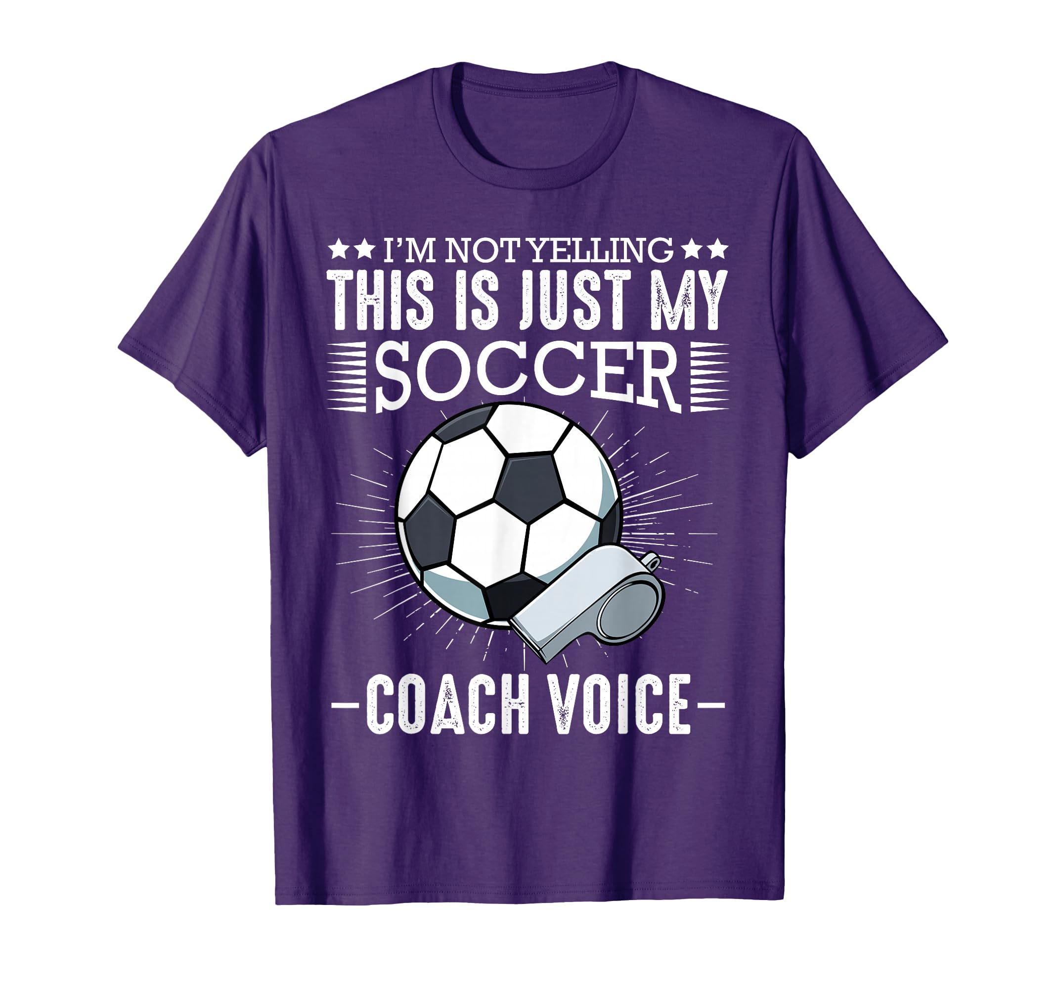 Im Not Yelling This Is Just My Soccer T-Shirt - Minimalist Print Men Women