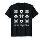 Game Day Vibes Soccer Game Day T-Shirt - Minimalist Print for Adults