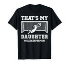 Proud Soccer Goalkeeper Mom Soccer T-Shirt - Novelty Apparel for Adults