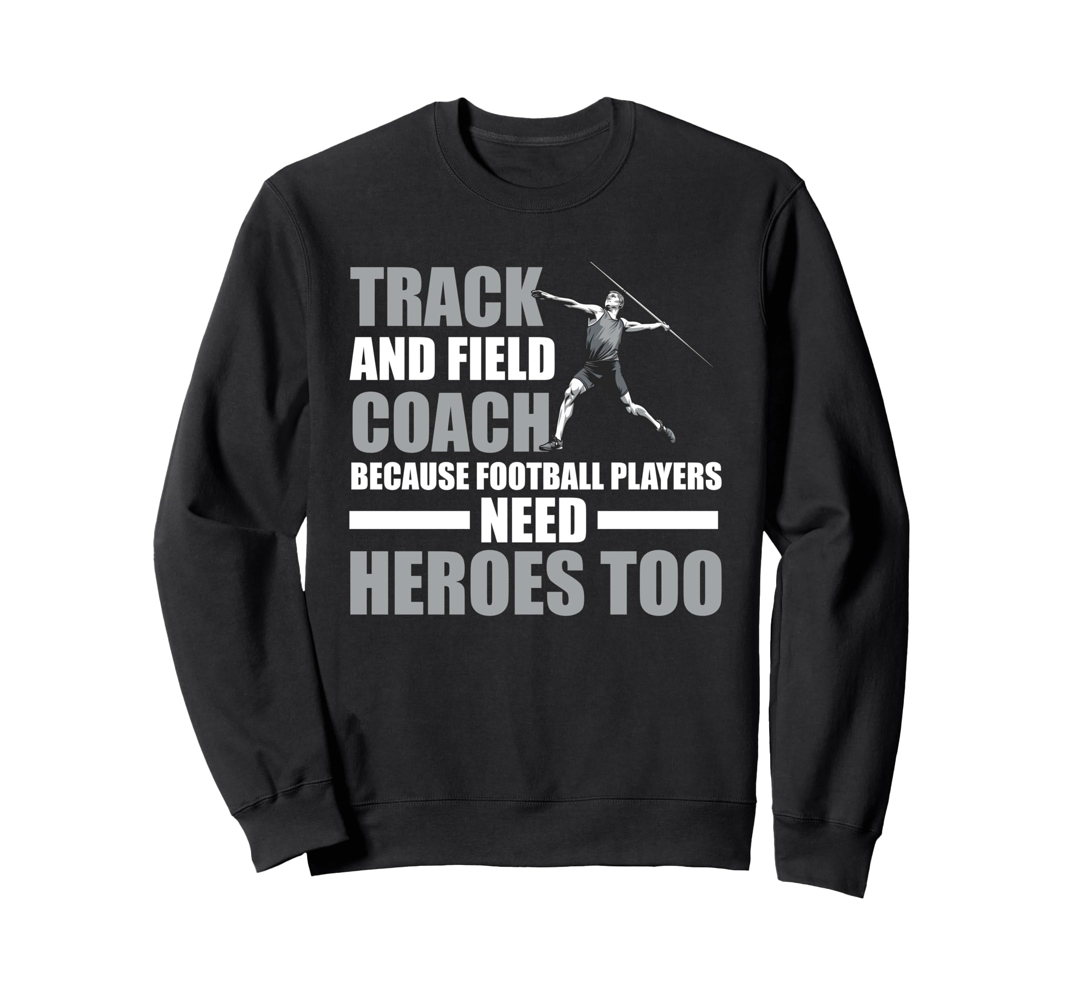Track And Field Coach Sweatshirt - Unique Graphic for Adults