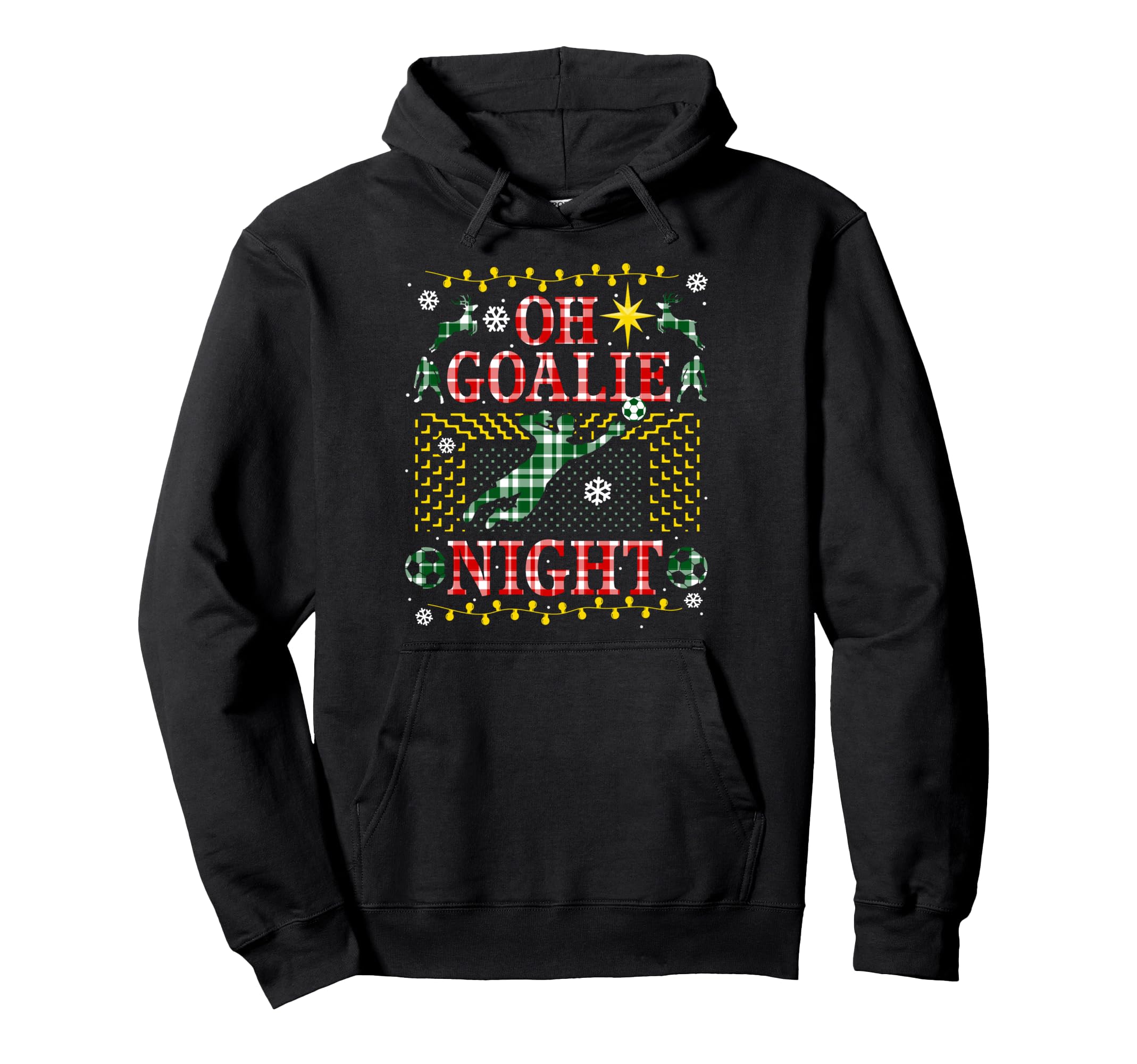 Funny Soccer Goalie Ugly Party Goal Keeper Hoodie - Unique Graphic Unisex