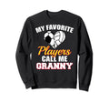 My Favorite Players Call Me Sweatshirt - Minimalist Print for Adults
