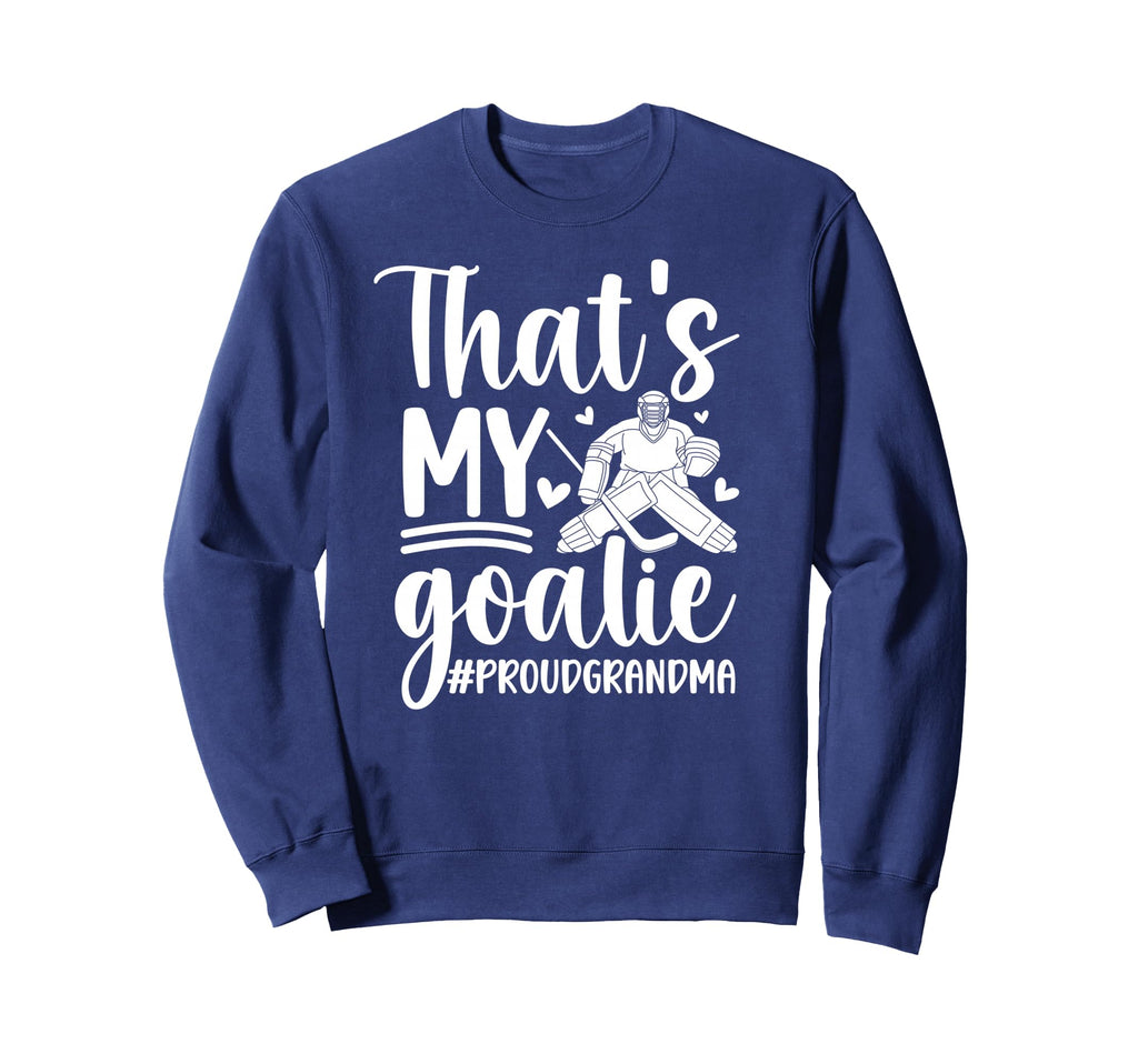 Proud Hockey Goalkeeper Grandma Sweatshirt - Unique Graphic for Adults