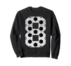 8Th Birthday Party Eight 8 Year Old Sweatshirt - Graphic Print for Adults