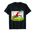 Santa Soccer Goalie Goalkeeper T-Shirt - Aesthetic Graphic Unisex