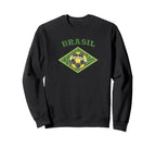 Brazil Brasil Soccer Futbol Selecao Sweatshirt - Streetwear Style Unisex