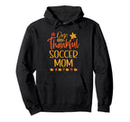 One Thankful Soccer Mom Thanksgiving Hoodie - Streetwear Style Men Women