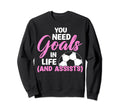 Soccer Striker Funny Sports You Sweatshirt - Casual Everyday Wear Unisex