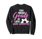 Soccer Striker Funny Sports You Sweatshirt - Casual Everyday Wear Unisex