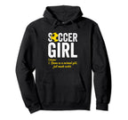 Soccer Football Definition Hoodie - Graphic Print for Adults