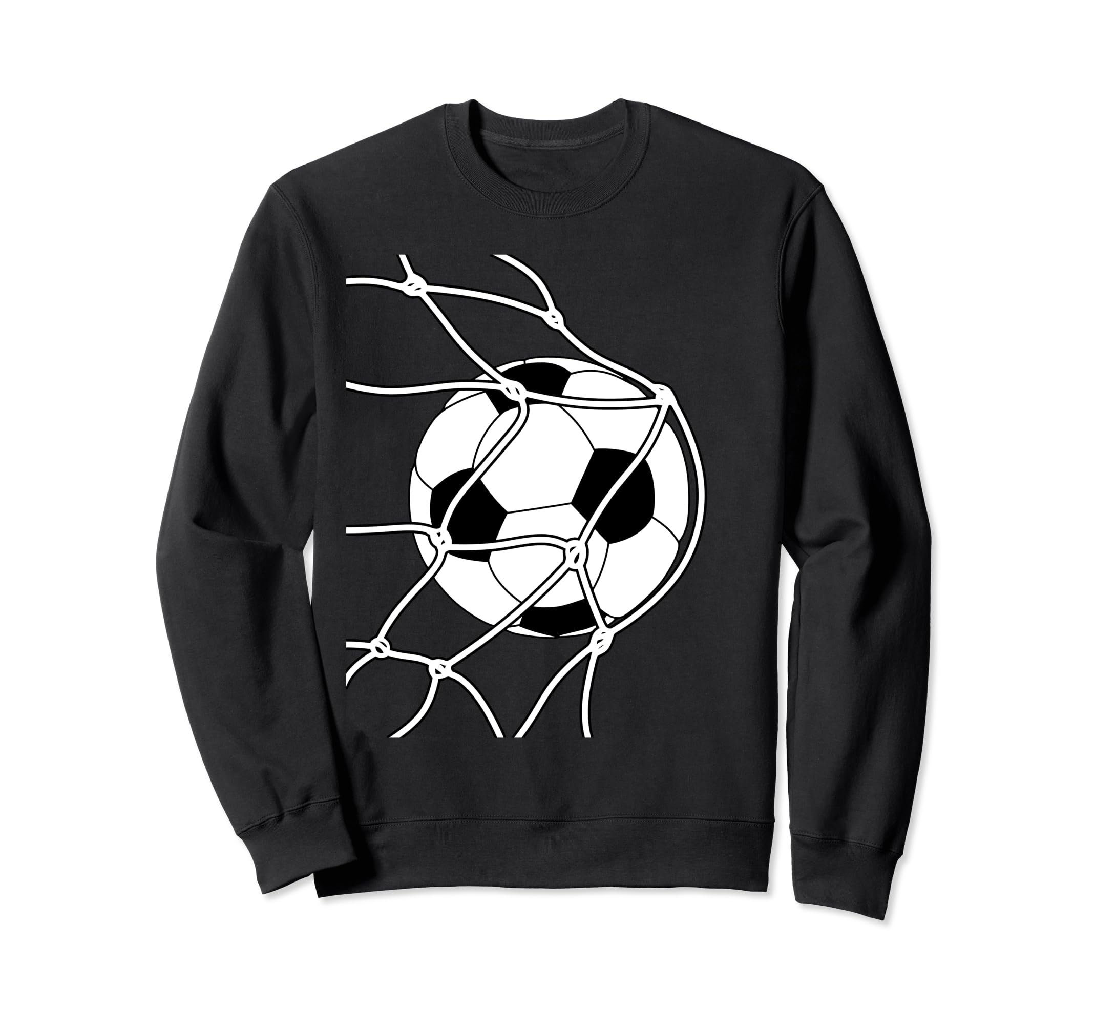 Soccer Ball Goal Funny Player Sports Sweatshirt - Aesthetic Graphic Unisex