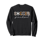 Soccer Grandson Leopard Funny Sweatshirt - Custom Art Print for Adults