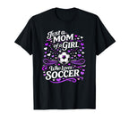 Soccer Mother Just Mom Who Loves T-Shirt - Custom Art Print Men Women