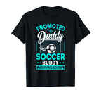 New First Time Dad To Be Soon Soccer T-Shirt - Minimalist Print Unisex