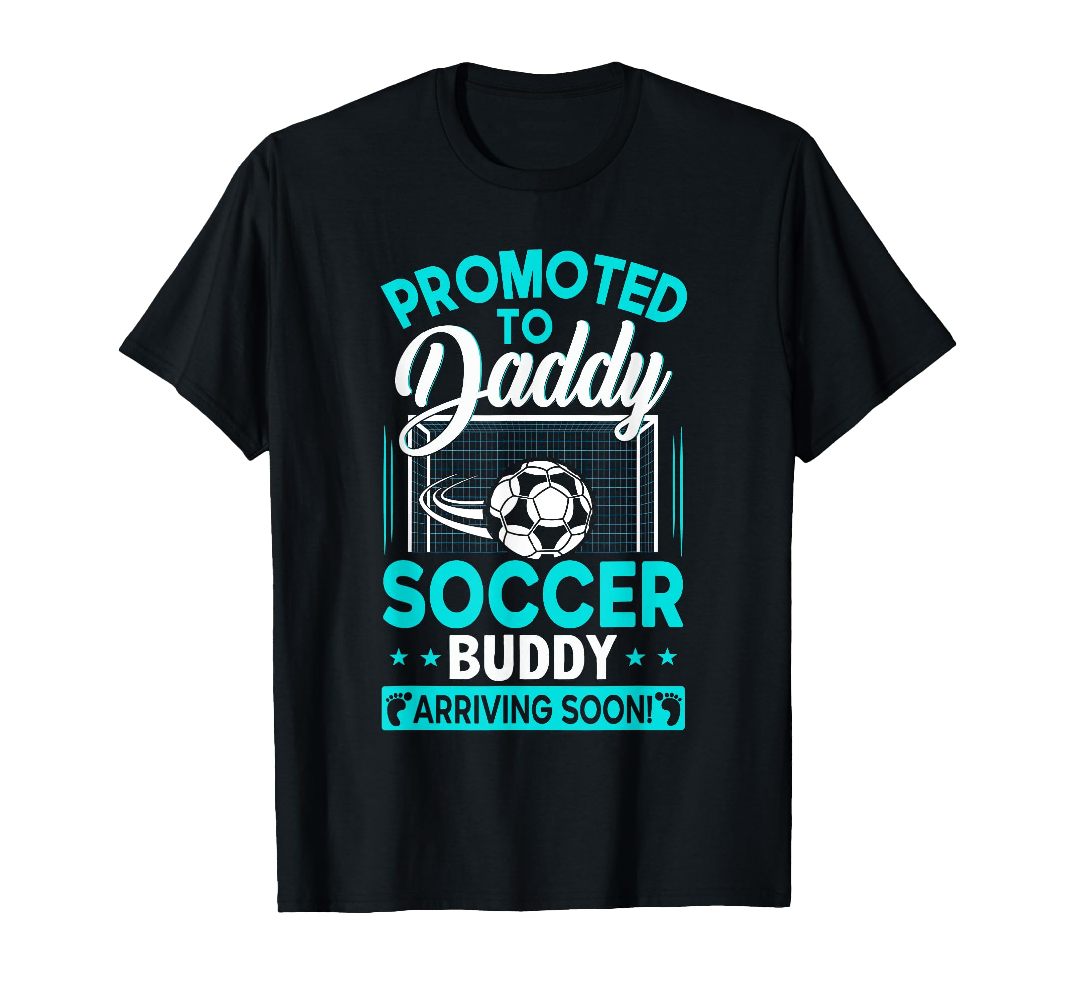 New First Time Dad To Be Soon Soccer T-Shirt - Minimalist Print Unisex