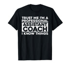 Assistant Coach Softball Baseball T-Shirt - Unique Graphic Men Women