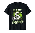 Its My 6Th Birthday Soccer Sports Party T-Shirt - Graphic Print Unisex