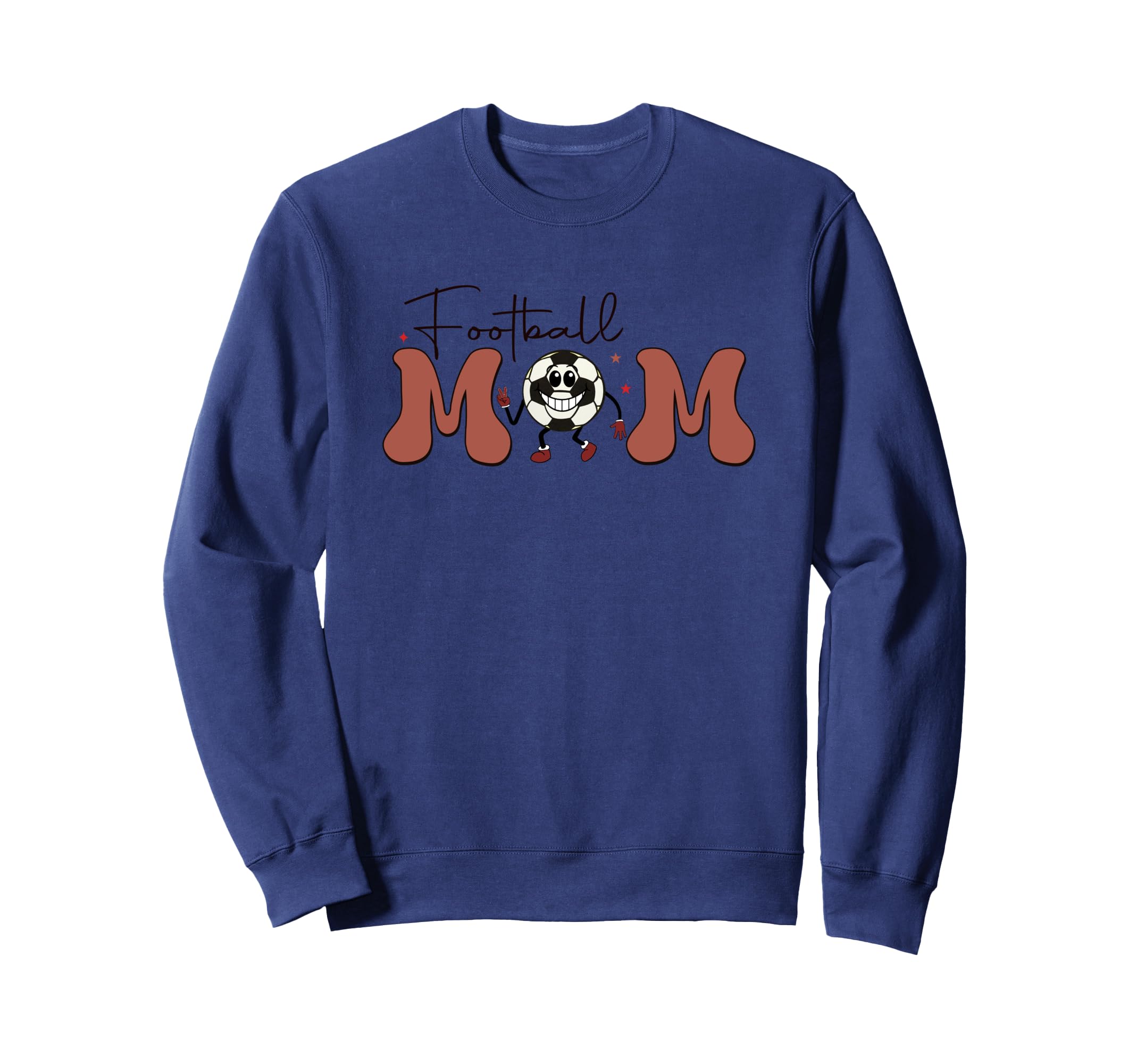 Football Mom Cheering Soccer Sweatshirt - Novelty Apparel Unisex