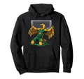 Eagle Soccer Player Score Goal Hoodie - Graphic Print Men Women