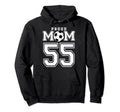 Number 55 Custom Proud Soccer Futbol Hoodie - Minimalist Print Men Women