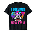 I Survived 67 Im 8 Years Old Soccer 6 7 T-Shirt - Minimalist Print Unisex