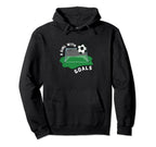 Soccer Goals Football Net Hoodie - Minimalist Print Men Women