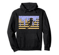 Soccer Drip Dripping Ice Cream Usa American Hoodie - Graphic Print Unisex