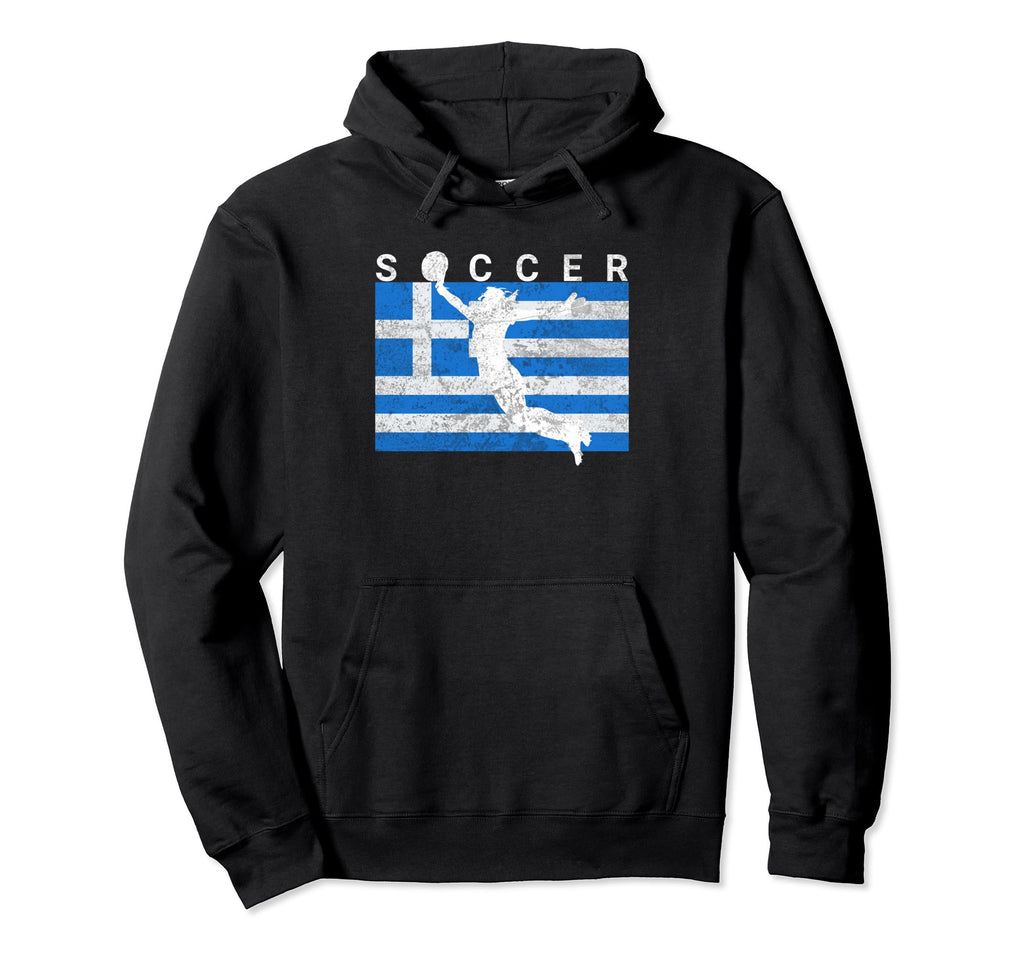 Greece Womens Goalie Goalkeeper Soccer Hoodie - Graphic Print for Adults