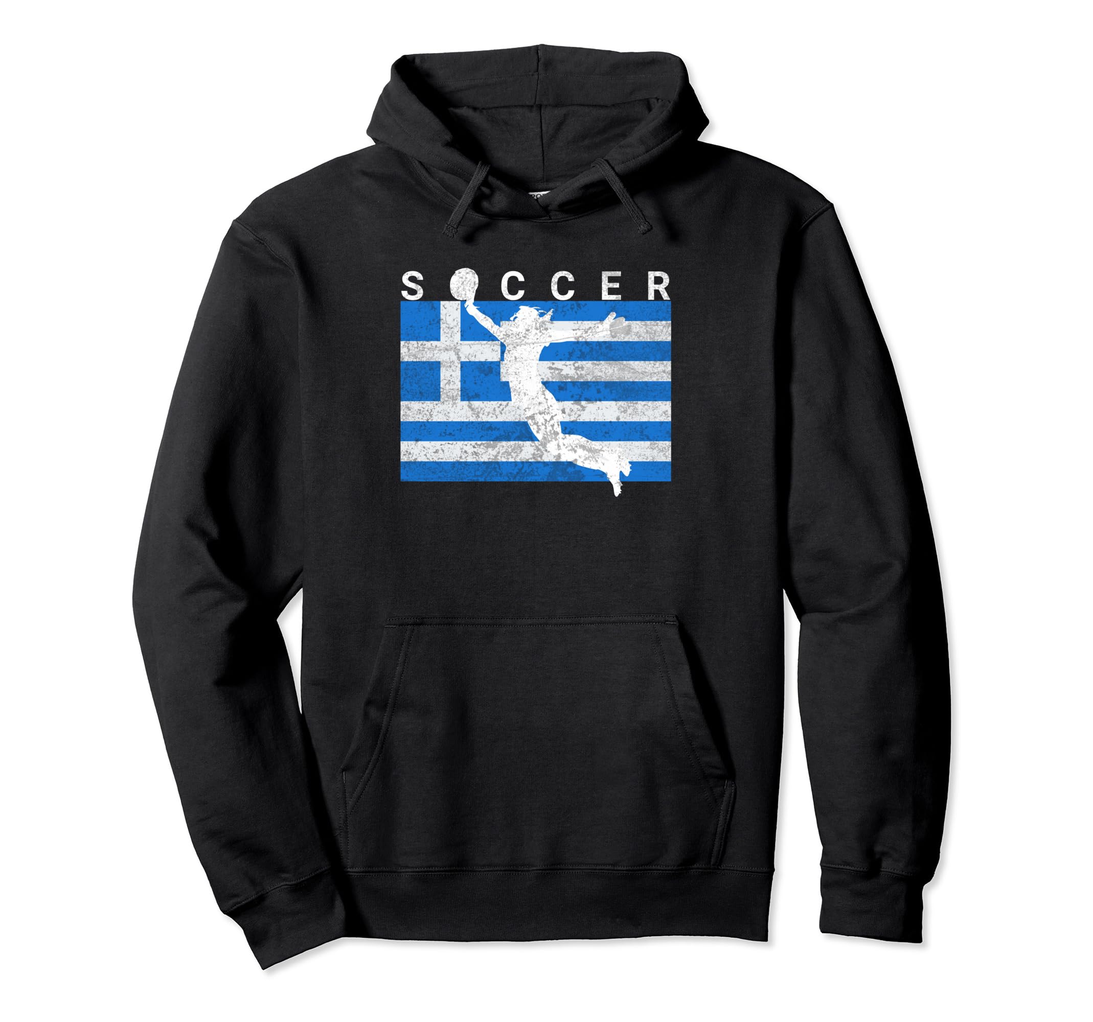 Greece Womens Goalie Goalkeeper Soccer Hoodie - Graphic Print for Adults