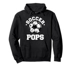 Soccer Pops Soccer Ball Distressed Hoodie - Custom Art Print for Adults