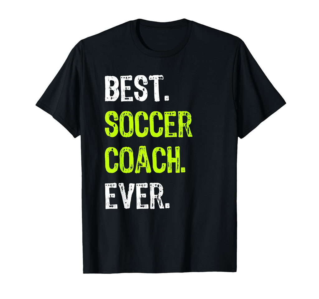 Best Soccer Coach Ever T-Shirt - Minimalist Print Unisex