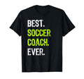 Best Soccer Coach Ever T-Shirt - Minimalist Print Unisex