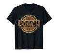 Coach Leopard Coaching Instructor Or T-Shirt - Trendy Graphic Unisex