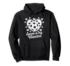 Soccer Is My Valentine Funny Love Hoodie - Minimalist Print Unisex