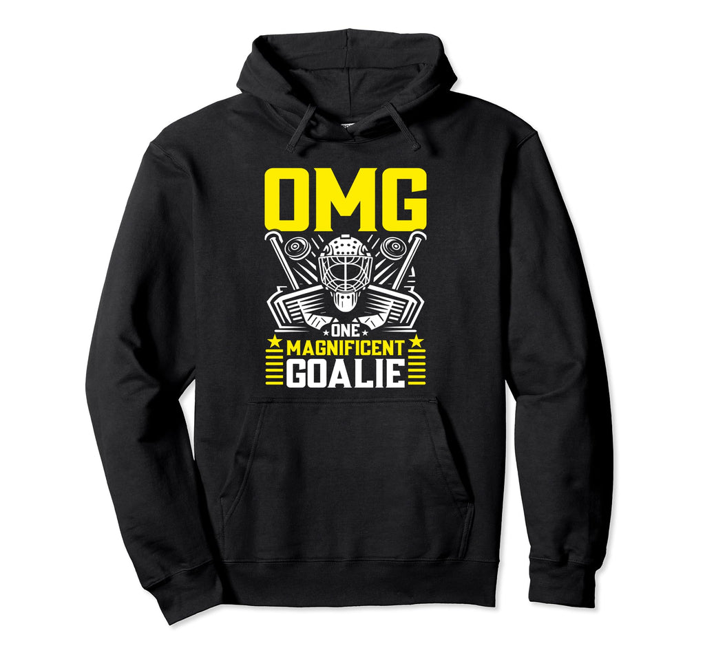 Goaltender Ice Hockey Player Ice Hoodie - Minimalist Print Men Women